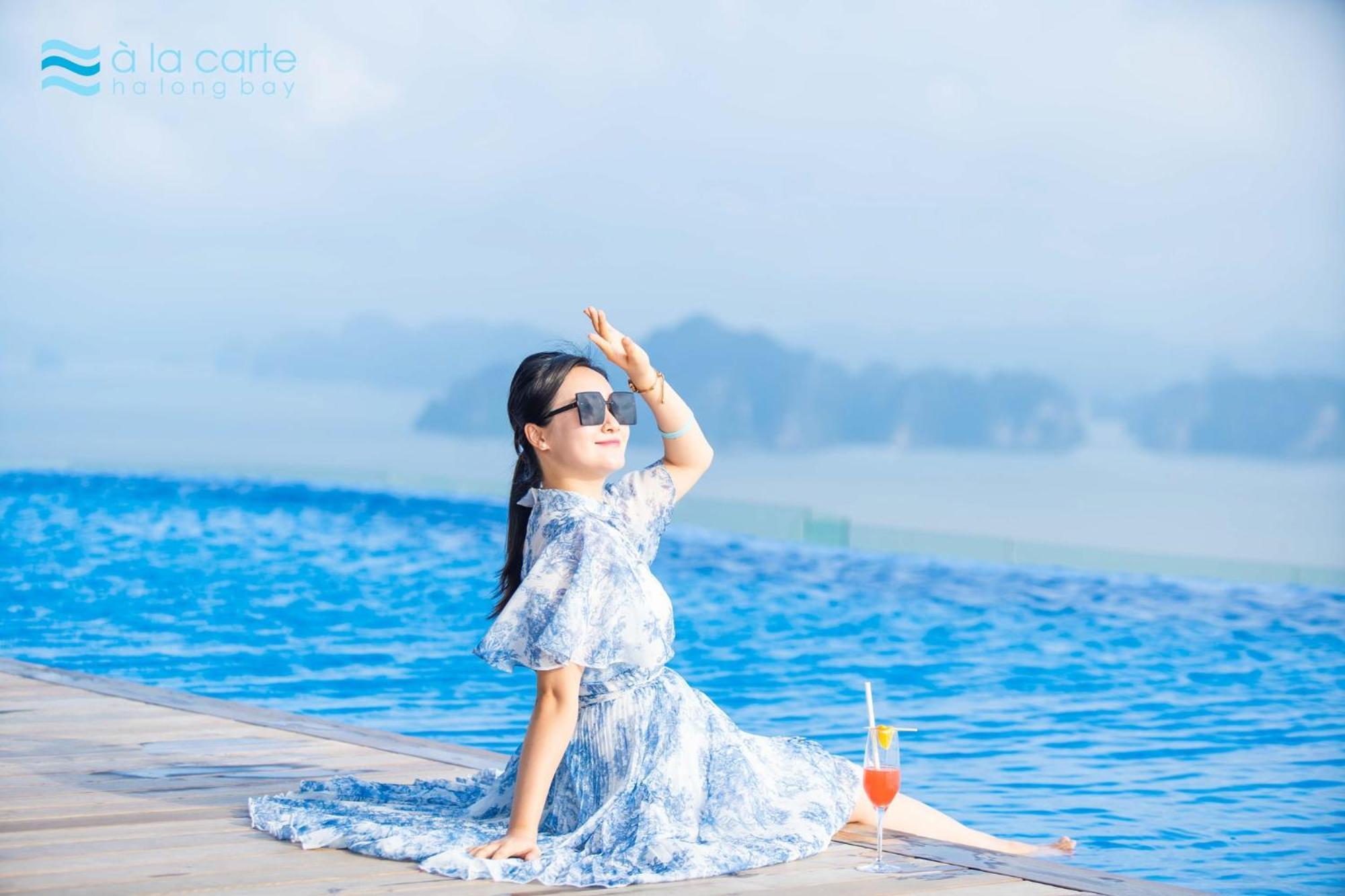 A La Carte Ha Long Apartment By The Beach Exterior foto